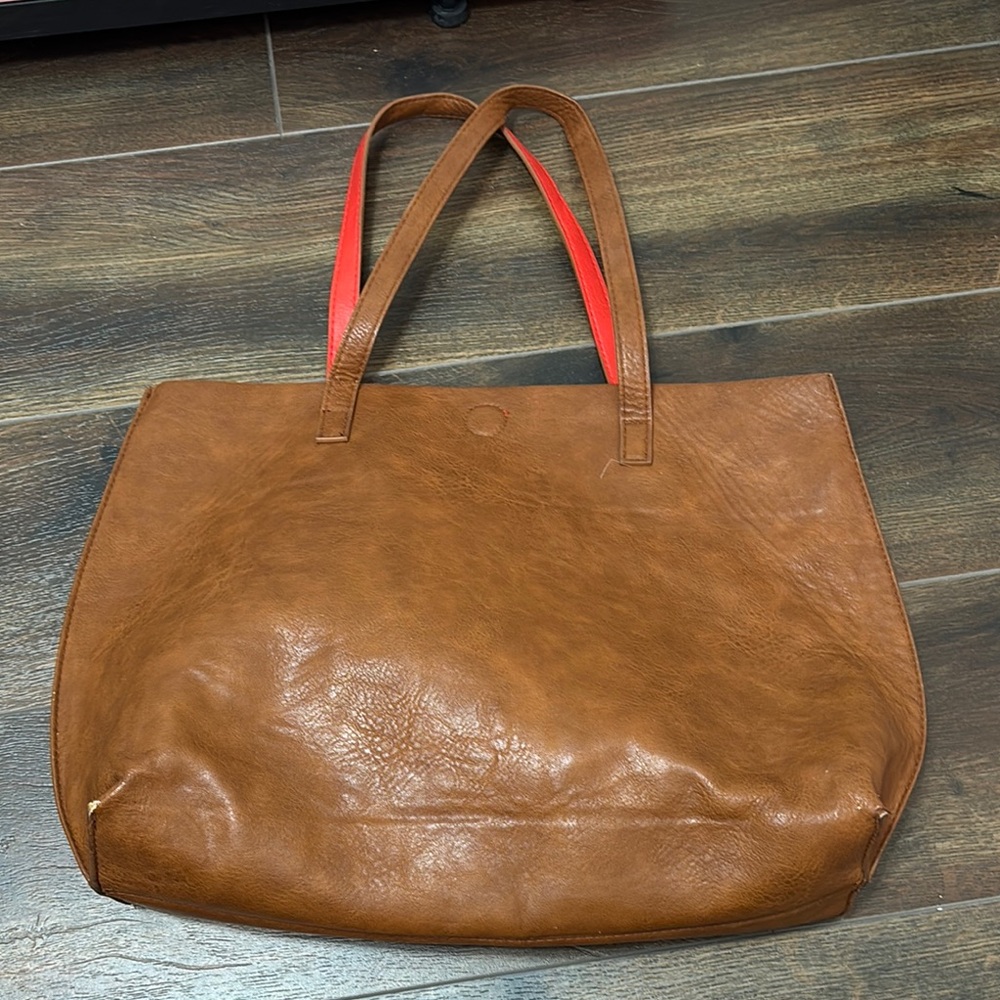 G.H. Bass & Co. Brown Leather Tote Bag